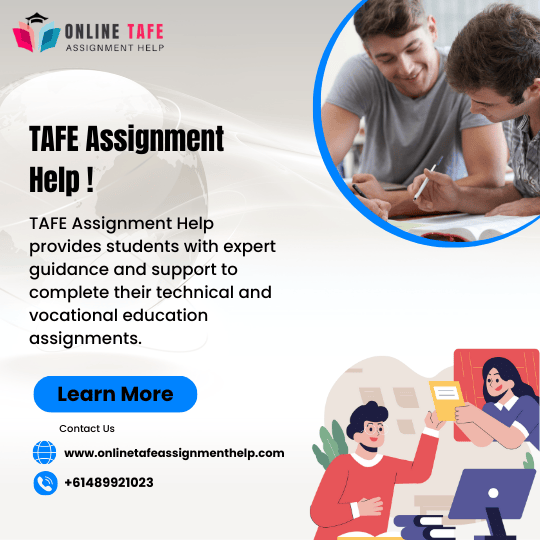 Achieve Your Goals With Professional Tafe Assignment Help